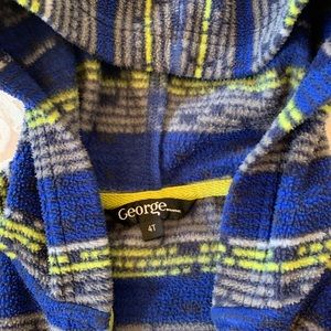 Long sleeve full zip hoodie fleece